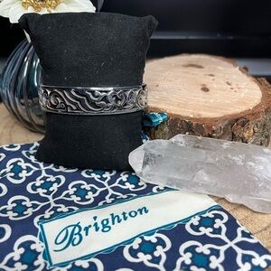 Brighton Intricate Silver Cuff Bracelet AS IS